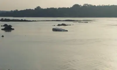 Ônibus de turismo cai no Rio Tocantins após falha nos freios; motorista morre