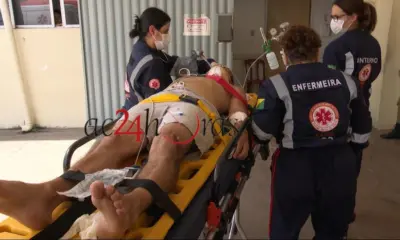 Ciclista sofre traumatismo craniano após colisão com moto em Rio Branco