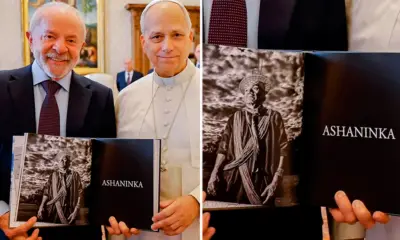Lula entrega ao Papa livro que destaca indígenas do Acre
