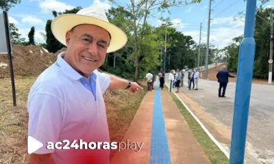 Bocalom inaugura “Calçada da justiça e da saúde” com recursos 100% municipais