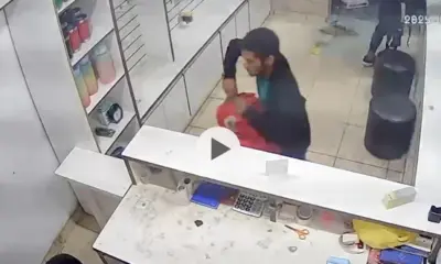 Ladrões fazem limpa em loja no Centro de Cruzeiro do Sul e um acaba preso