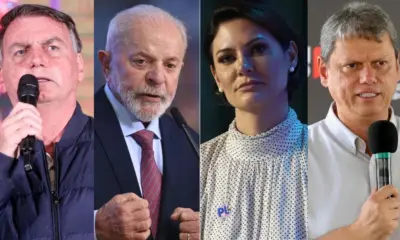 Apex/Futura: Bolsonaro, Tarcísio e Michelle venceriam Lula em segundo turno