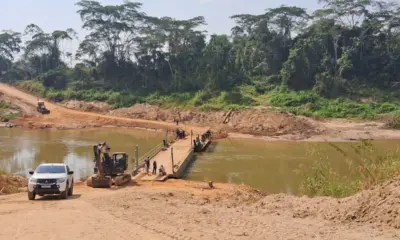 Deracre inicia separação de pontes provisórias das balsas em Xapuri