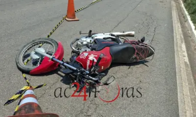 Motociclista morre em colisão com Hilux em Rio Branco