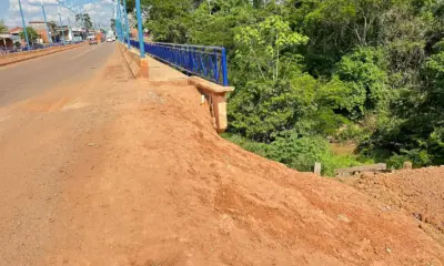 Seinfra prepara solo para realizar reparo definitivo na ponte do Judia