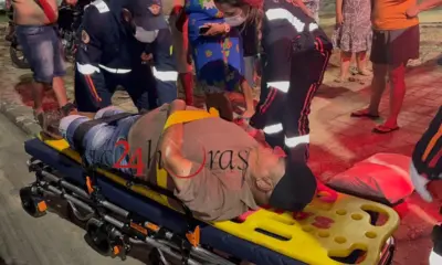 Motociclista foge após colidir com moto adaptada de deficiente físico