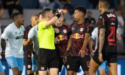 Bragantino vence com pênalti no último lance; Grêmio se revolta com arbitragem