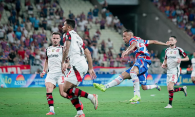 Flamengo tropeça contra Fortaleza, e Palmeiras pode disparar no Brasileirão