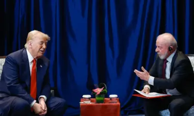 Trump parabeniza Lula por 80 anos e diz que reunião foi “ótima”