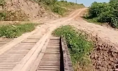 Comunidade da Aldeia Coração da Floresta denuncia abandono de pontes em ramal
