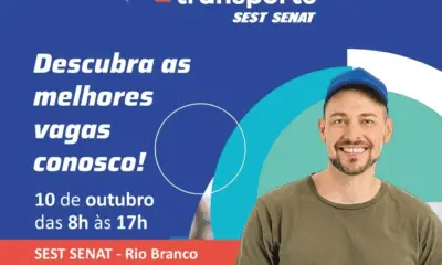 Feira Emprega Transporte do SEST SENAT acontece nesta sexta-feira