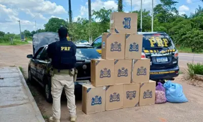 PRF apreende cigarros, mercadorias estrangeiras e prende motorista que tentou fugir no AC
