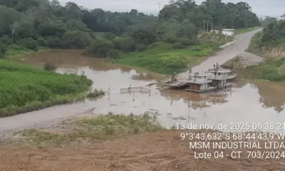 Com inundação do Rio Caeté, Dnit libera tráfego de ponte na BR-364