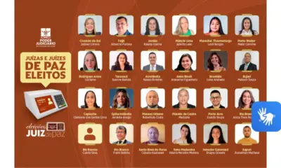 Veja os eleitos da primeira eleição de juízas e juízes de paz em todo o Acre; confira