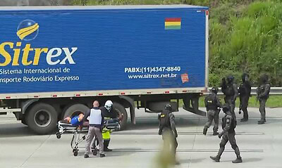 Carreta que saiu do Acre é interceptada em rodovia de São Paulo após ameaça de bomba