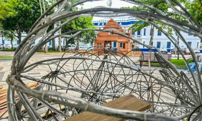 Decoração natalina atrasa devido vandalismo: “se fizer cedo, no Natal não tem mais lâmpada”