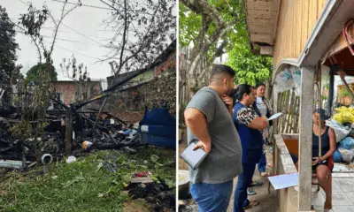 Mulher que teve casa incendiada tem aluguel social garantido pela Prefeitura de Cruzeiro