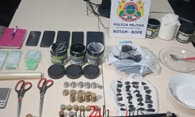 Dupla é presa por tráfico após denúncia anônima no Parque das Palmeiras