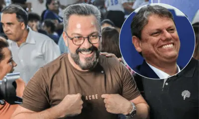 Tarcísio celebra filiação de Alan: “Ele honra a política e o Acre”