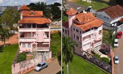 Imóvel icônico no Acre, “Castelo Rosa” ao lado da Maternidade é colocado à venda por R$ 1,2 milhão