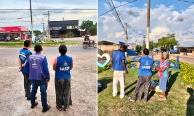 Prefeitura atende homem em situação de rua que vive em rotatória