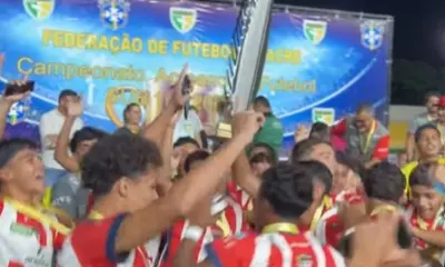 Santa Cruz vence o Furacão do Norte e conquista tricampeonato Sub-15