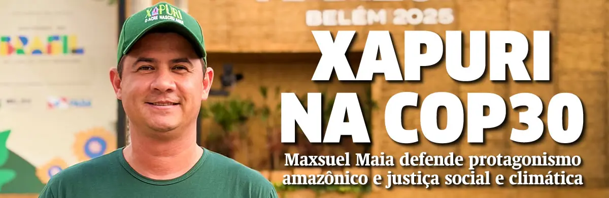 Prefeito Maxsuel Maia defende protagonismo amazônico e justiça social e climática na COP-30