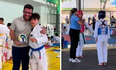 Filho do governador vence categoria na Copa Acre de Taekwondo 2025
