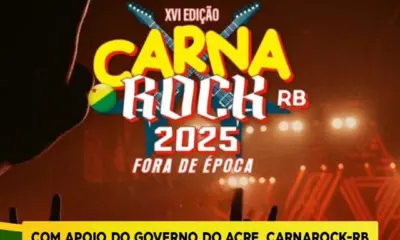 Carnarock-RB celebra o rock acreano neste sábado na Concha Acústica