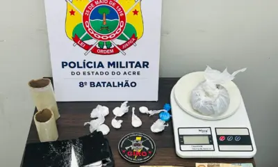 PM apreende drogas e prende homem por tráfico em Sena Madureira