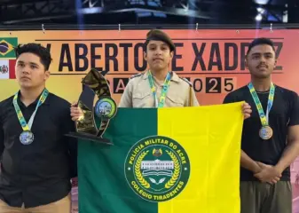 Aos 13 anos, acreano vira o mais jovem a conquistar norma Mestre Nacional de Xadrez