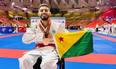 Paratleta acreano conquista medalha de bronze em Mundial de Parajiu-jítsu na Tailândia