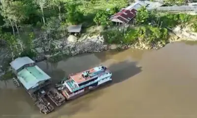 Forças do Brasil e da Colômbia destroem 14 dragas de garimpo ilegal em operação
