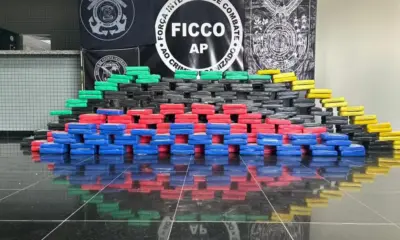 Navio com destino ao Oriente Médio é flagrado com 480 kg de cocaína no Amapá