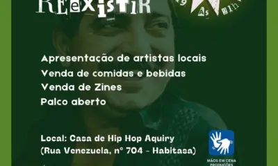 Sarau “Reexistir” encerra oficina e celebra a arte independente no bairro Habitasa