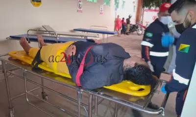 Mãe e a filha ficam feridas em acidente no bairro Recanto dos Buritis em Rio Branco