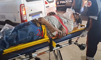 Homem fica em estado grave após ser atropelado por moto no Bujari