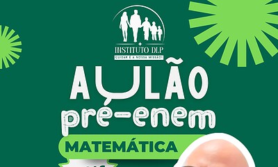 Instituto DLP realiza segunda fase do Aulão Pré-Enem com o professor Emerson Silva