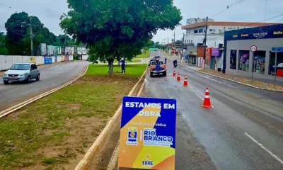 Rio Branco inicia instalação de novos postes de iluminação na Estação Experimental