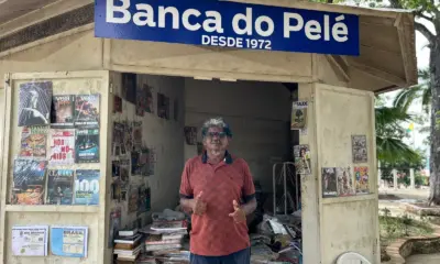 No Centro, Banca do Pelé resiste ao tempo e preserva a cultura da leitura