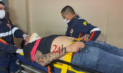 Pedestre é atropelado na Dias Martins e motociclista foge sem ajudar