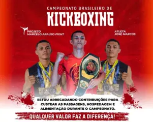 Atleta acreano busca apoio para disputar Campeonato Brasileiro de Kickboxing em SP