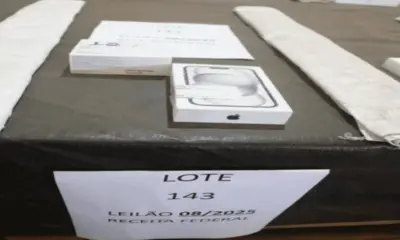 Leilão da Receita tem iPhone 15 a partir de R$ 576, HB20s e PS5