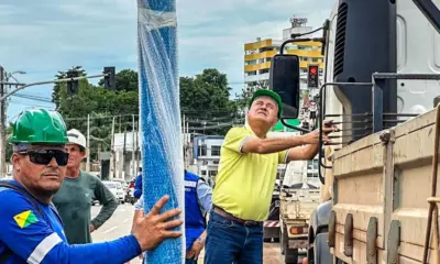 Bocalom celebra instalação do 1° poste do novo viaduto: “transformação”