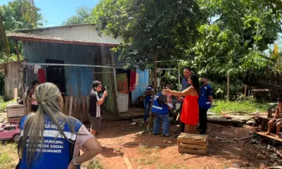 Oito casas desmoronam no bairro Preventório e famílias são encaminhadas para aluguel social