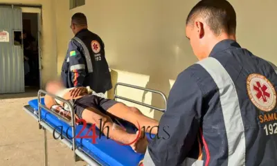 Adolescente de 13 anos é ferido por disparo acidental de arma de fogo