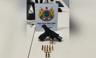 Homem é preso com pistola e munições no Portal da Amazônia