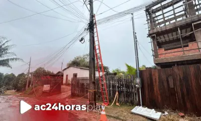 Energisa aciona plano de contingência devido forte chuva em Rio Branco