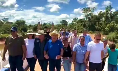 Bocalom entrega ponte do Caipora, na zona rural de Rio Branco