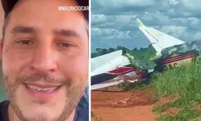 Deputado que sobreviveu a queda de avião se emociona: “ Foi um livramento de Deus”